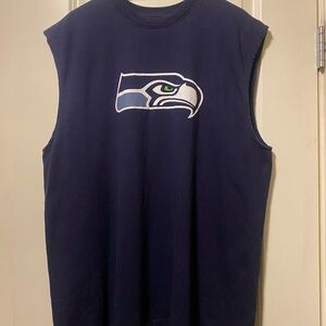Seattle Seahawks Men's Reebok Retro Sleeveless T-Shirt Muscle Tank Top XL